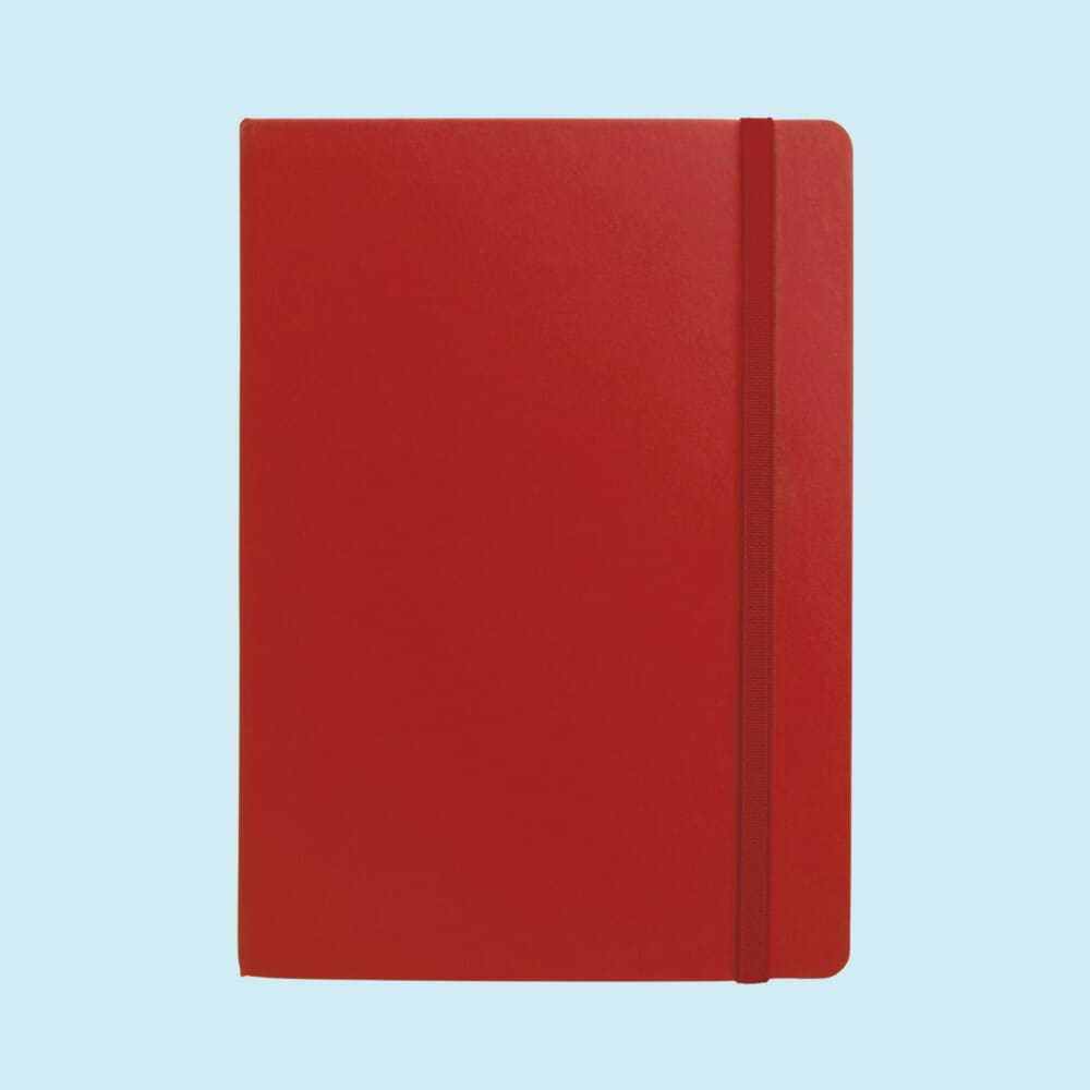 Fluct Journal A5 Notebook- Red- 160 Pages